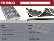 Tablet Screenshot of cainco.com.br